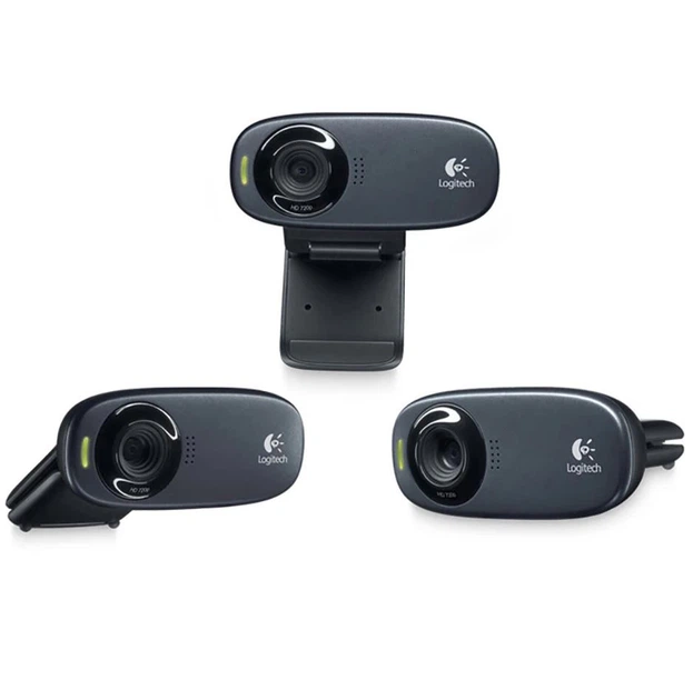 Компьютерная веб камера Logitech C310 HD 720P (1280x720) USB со встроенным микрофоном с шумоподавлением, черная (86031434) - изображение 3