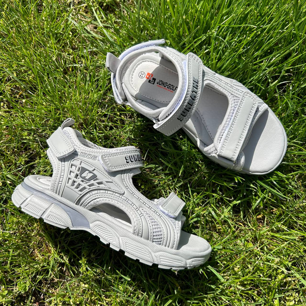 Босоножки Jong Golf детские спортивные серые 31 - Фото 2 Босоножки Jong Golf детские спортивные серые 31 - изображение 2