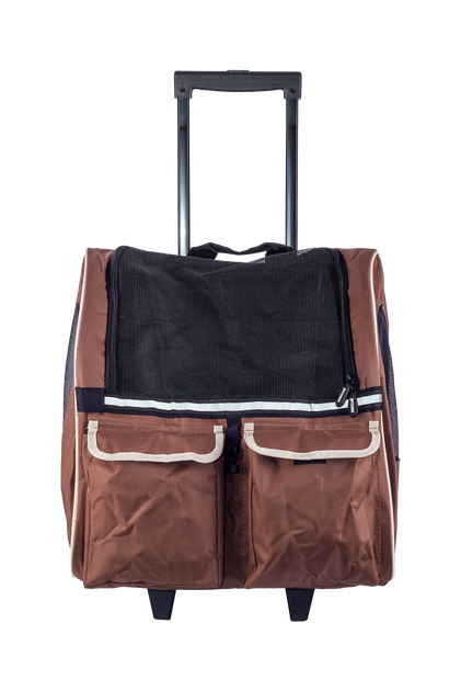 Рюкзак-візок для домашніх тварин SENFUL 3-In-1 Pet Trolley Brown - Фото 7 Рюкзак-візок для домашніх тварин SENFUL 3-In-1 Pet Trolley Brown - зображення 7