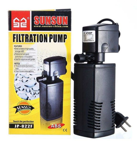 Внутрішній фільтр для акваріуму SunSun JP-022F 8 Вт 600 л/год до 100 л - Фото 6 Внутрішній фільтр для акваріуму SunSun JP-022F 8 Вт 600 л/год до 100 л - зображення 6