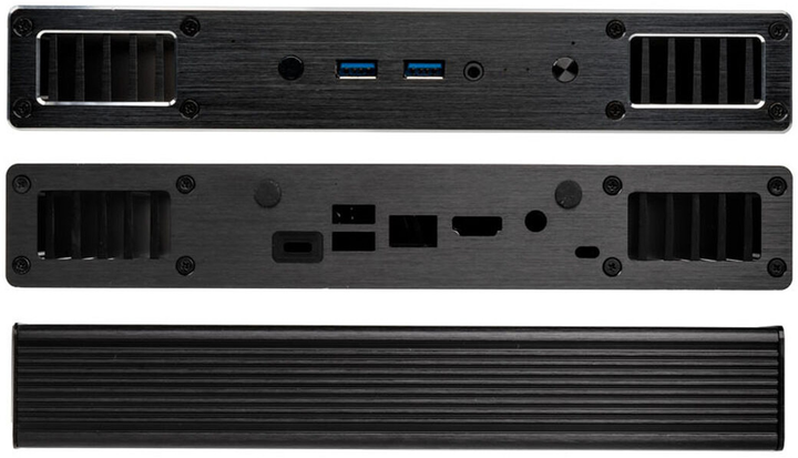 Obudowa Akasa Plato X8 Black (A-NUC43-M1B) - obraz 4