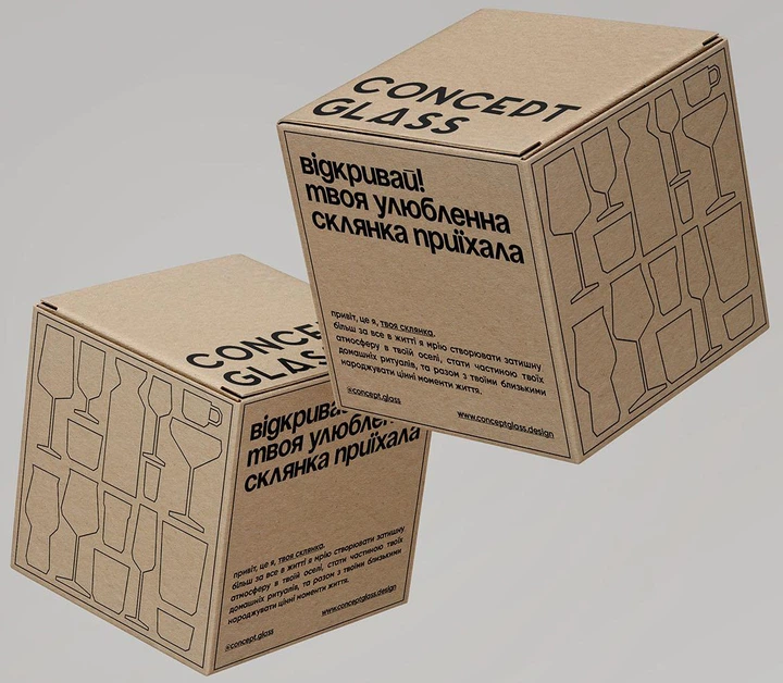 Набір чарок Concept Glass Колоски 66 мл х 4 шт (CG4-106065) - зображення 5