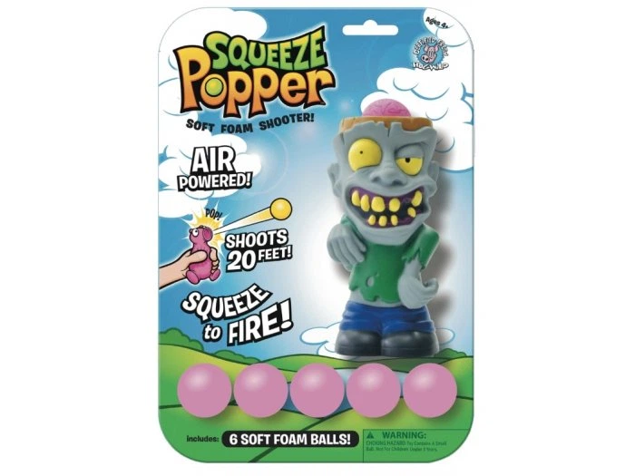 Сквиш стреляющий Зомби мальчик, Squeeze Poppers, 54751 - изображение 2