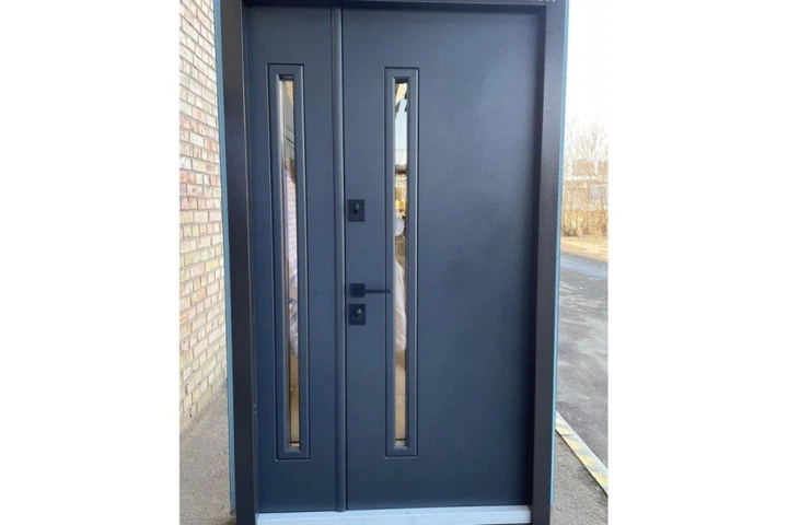 Вхідні двері Страж напівторні Proof Slim S. 1220*2050мм Антрацит - зображення 3