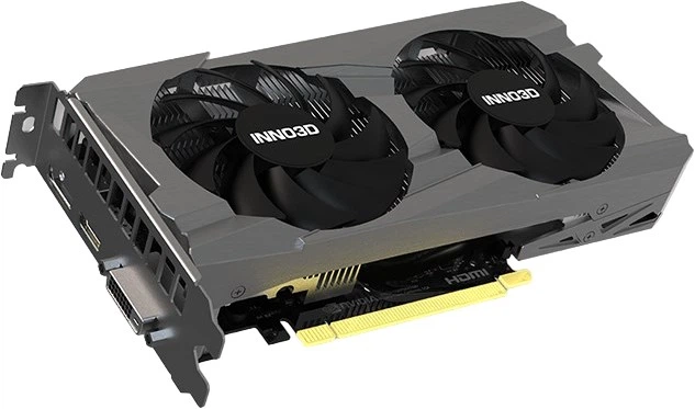 Видеокарта INNO3D PCI-Ex GeForce RTX 3050 Twin X2 6GB GDDR6 (96bit