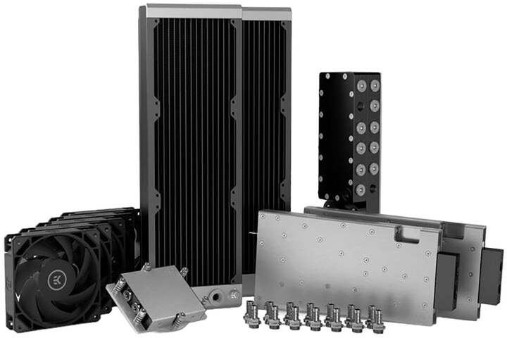 Система водяного охолодження EK Water Blocks EK-Pro QDC Kit (WAEK-2721) - зображення 1