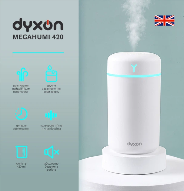 Увлажнитель воздуха DYXON MEGAHUMI 420 White - изображение 3