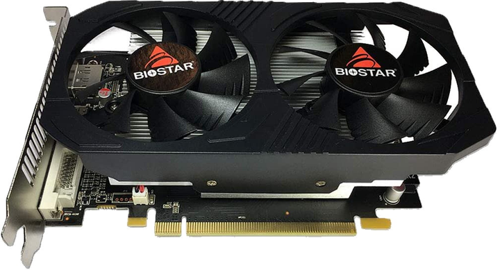 Biostar PCI-Ex Radeon RX 560 4GB GDDR5 (128bit) (1275/6000) (HDMI, DisplayPort, DVI) (VA5615RF41) - изображение 1