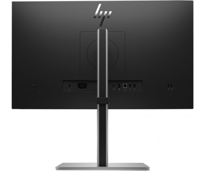 TFT 23.8" HP E24q G5, QHD, IPS, 75Hz, HDMI, DP, USB-hub, HAS, Pivot, чорно-сріблястий - изображение 4