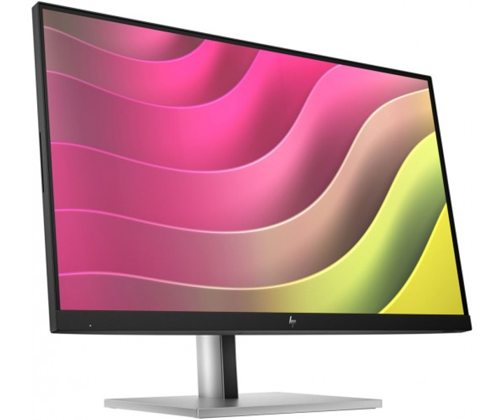 TFT 23.8" HP E24t G5, IPS, 75Hz, сенсорний, HDMI, DP, USB-hub, HAS, Pivot, чорно-сріблястий - изображение 2