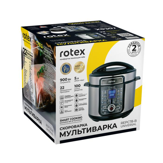Мультиварка-Скороварка ROTEX REPC78-B Universal - изображение 14