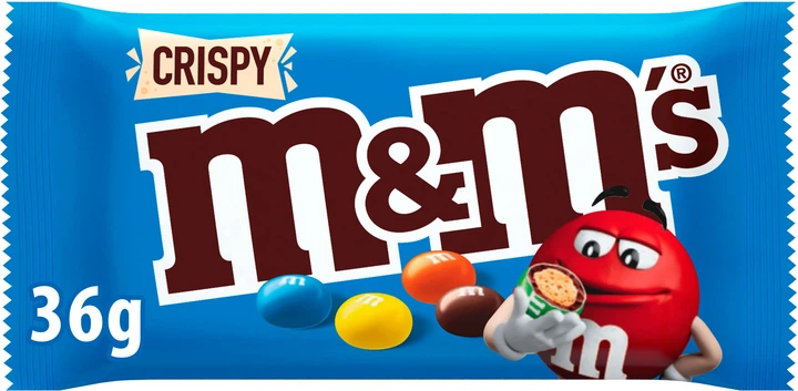 Упаковка драже M&M's Crispy с рисовыми шариками 24 шт x 36 г (5000159563697) - изображение 7