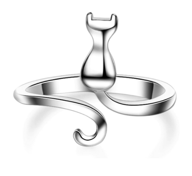 Кольцо Котик покрытие серебро 925 серебристый цвет Fashion Jewerly (II) 32215 - Фото 1 Кольцо Котик покрытие серебро 925 серебристый цвет Fashion Jewerly (II) 32215 - изображение 1