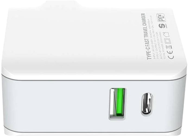 Ładowarka sieciowa Ldnio USB - USB-C 20 W + kabel USB-C - USB-C (A4403C Type C-Type C) - obraz 2