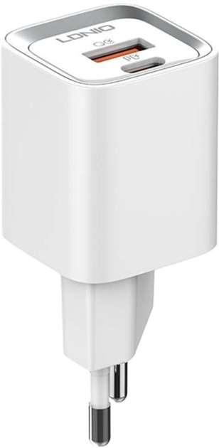Мережевий зарядний пристрій Ldnio USB-C 20 W + кабель USB-C - Lightning (A2318C Type-C - lig) - зображення 2