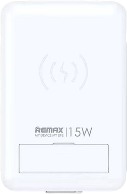 Зарядний пристрій бездротовий Remax Shell 15 W White (6954851203988) - зображення 1
