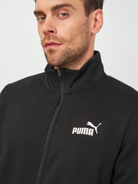 Спортивний костюм чоловічий Puma Clean Sweat Suit Fl 58584101 M Чорний (4063697380318) - зображення 5