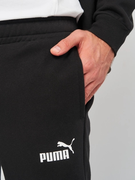 Спортивний костюм чоловічий Puma Clean Sweat Suit Fl 58584101 M Чорний (4063697380318) - зображення 6