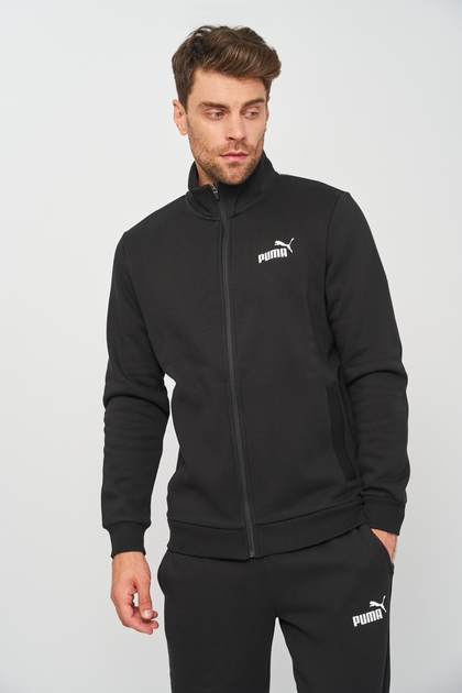 Komplet sportowy męski Puma Clean Sweat Suit Fl 58584101 3XL Czarny (4063697380356) - obraz 3