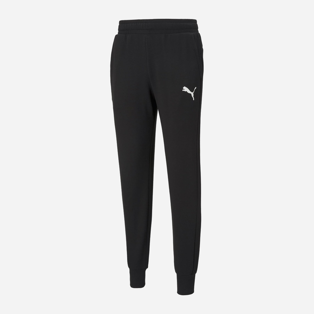 Спортивні штани чоловічі Puma Ess Logo Pants Tr Cl 58671651 XL Чорні (4063697302235) - зображення 1