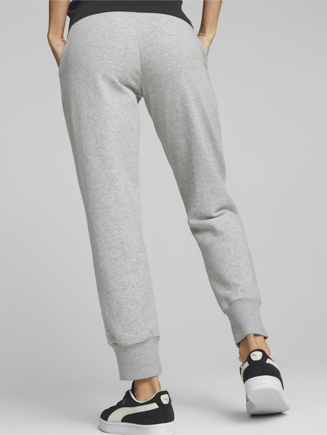 Spodnie dresowe damskie Puma Ess Sweatpants Tr Cl 58684204 M Szare (4063697168510) - obraz 2