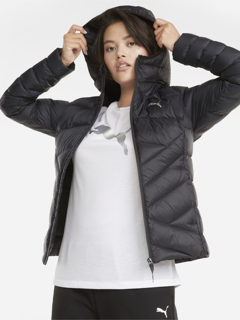 Пуховик короткий жіночий Puma Pwrwarm Packlite 600 Hd Down Jacket 58770601 S Чорний (4063699039382) - зображення 1