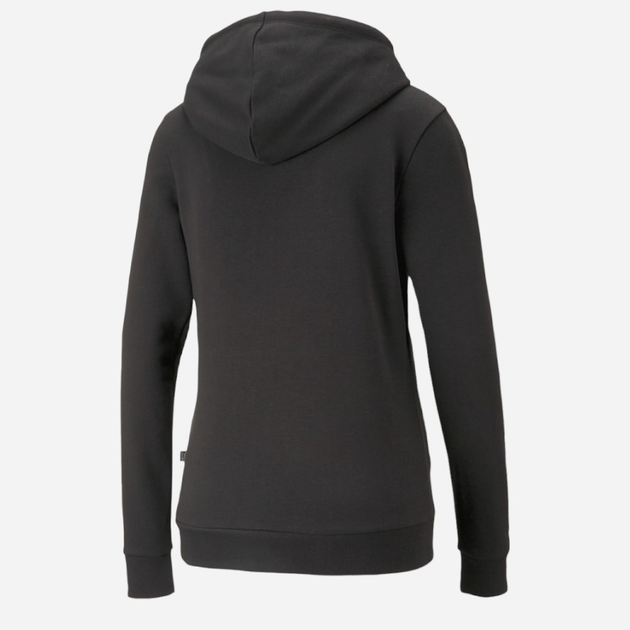 Bluza z kapturem damska Puma Ess+ Metallic Logo Hoodie Tr 84909601 XL Czarna (4065453125027) - obraz 7