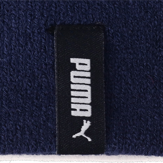 Шапка біні Puma Ess Classic Cuffless Beanie 02343302 Темно-синя (4064533036338) - зображення 6