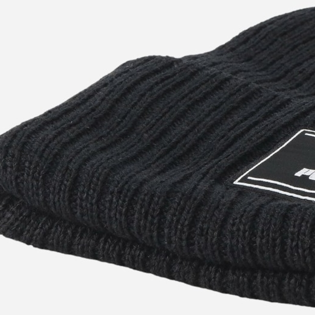 Шапка біні Puma Prime Ws Cuff Trend Beanie 02405601 Чорна (4065449744324) - зображення 6