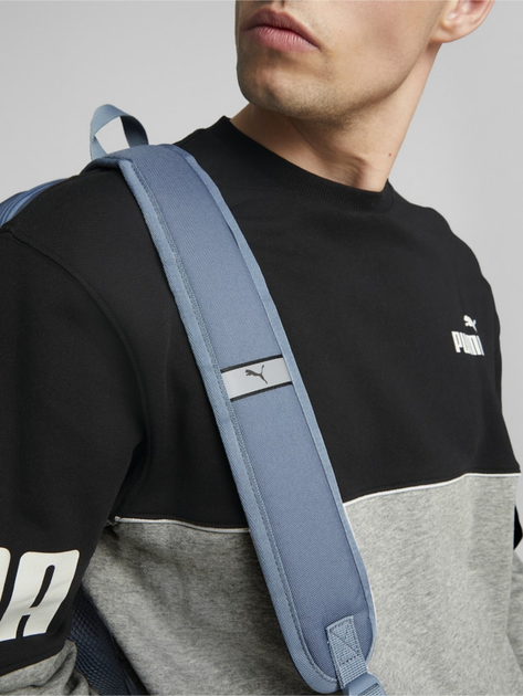 Plecak sportowy 22l Puma Patch Backpack 07919402 Błękitny (4065449749565) - obraz 4