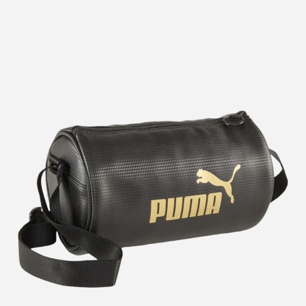 Torebka crossbody sportowa damska Puma Core Up Barrel Bag 9028101 Czarna (4099685695782) - obraz 1