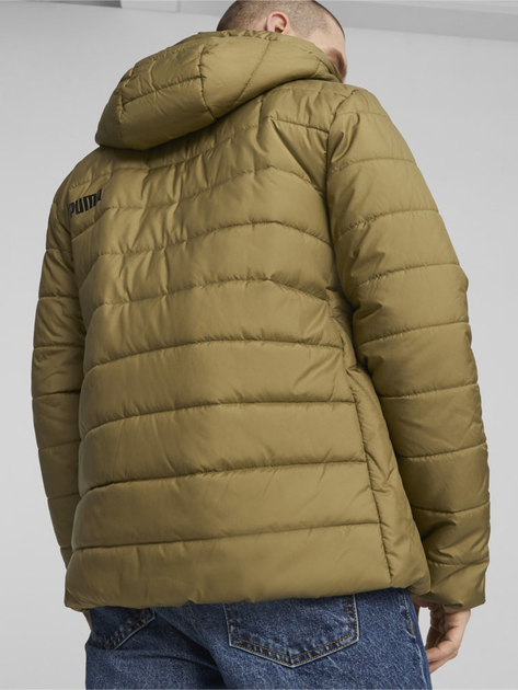 Kurtka przejściowa męska z kapturem Puma Ess Hooded Padded Jacket 84893893 M Brązowa (4099684039754) - obraz 2