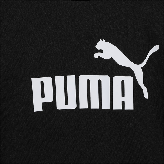 Підліткове худі для дівчинки Puma Ess Logo Hoodie Tr G 58703001 134-140 см Чорне (4063697161061) - зображення 3