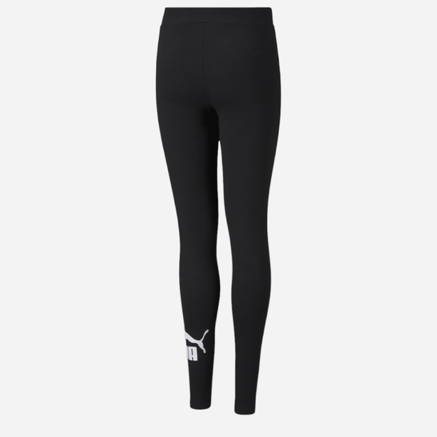 Дитячі спортивні лосини для дівчинки Puma Ess Logo Leggings G 587035-01 104 см Чорні (4063697162266) - зображення 2