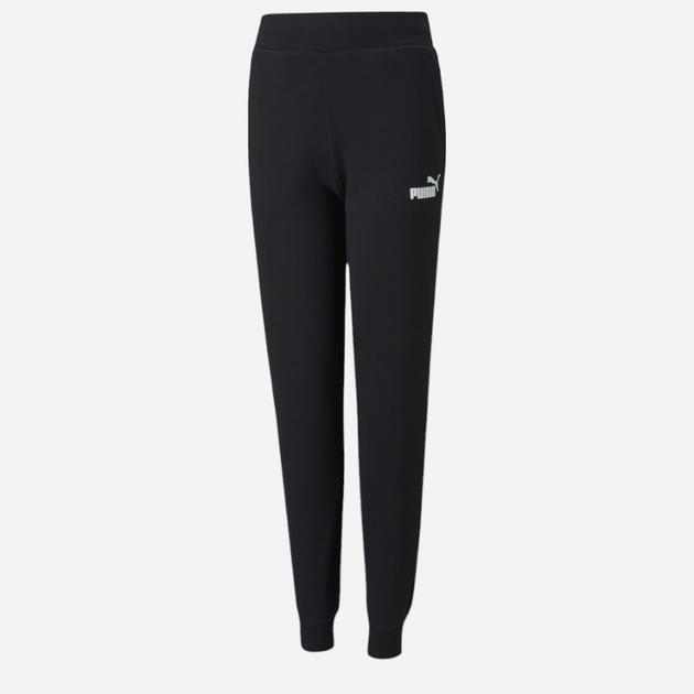 Młodzieżowe spodnie dresowe ocieplane polarowe dla dziewczynki Puma Ess Sweatpants Fl Cl G 58703801 176 cm Czarne (4063697161290) - obraz 1