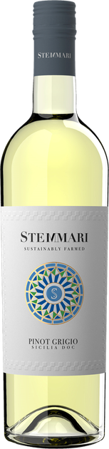 Вино Stemmari Pinot Grigio біле сухе 0.75 л (8032601680086) - Фото 1 Вино Stemmari Pinot Grigio біле сухе 0.75 л (8032601680086) - зображення 1