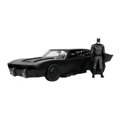 Машинка Jada Batman (2022) Бэтмобиль с Фигуркой Бэтмена 1:24 Black - Фото 1 Машинка Jada Batman (2022) Бэтмобиль с Фигуркой Бэтмена 1:24 Black - изображение 1