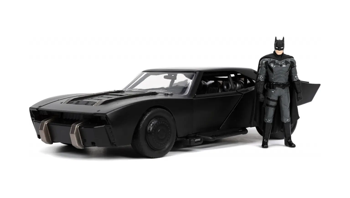 Машинка Jada Batman (2022) Бэтмобиль с Фигуркой Бэтмена 1:24 Black - Фото 2 Машинка Jada Batman (2022) Бэтмобиль с Фигуркой Бэтмена 1:24 Black - изображение 2
