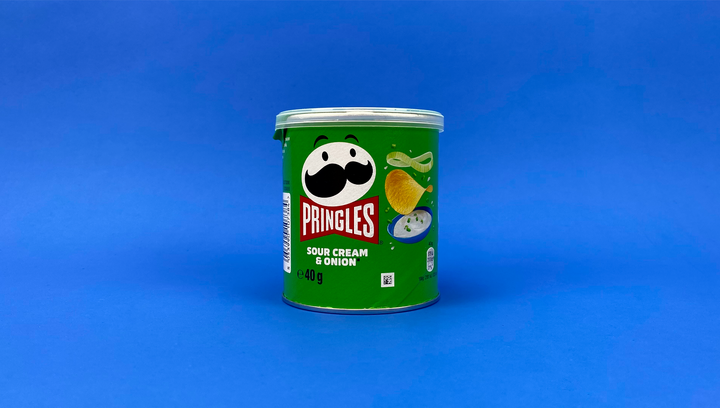 Чипси Pringles Mini Sour Cream & Onion 40g - Фото 2 Чипси Pringles Mini Sour Cream & Onion 40g - зображення 2