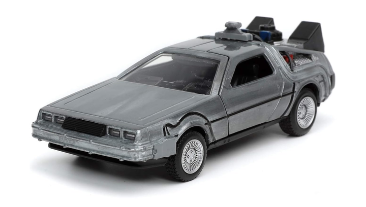 Машинка Jada Delorean DMC-12 Back to the Future 1 Time Machine 1:32 Silver - изображение 2