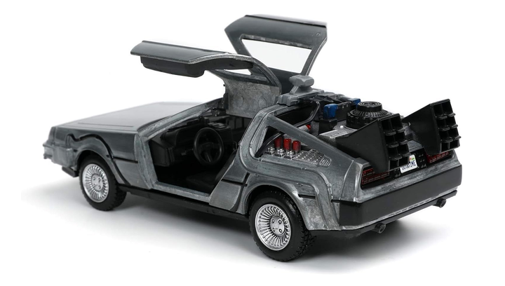 Машинка Jada Delorean DMC-12 Back to the Future 1 Time Machine 1:32 Silver - изображение 5