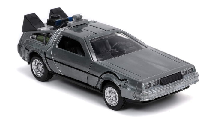 Машинка Jada Delorean DMC-12 Back to the Future 1 Time Machine 1:32 Silver - изображение 9