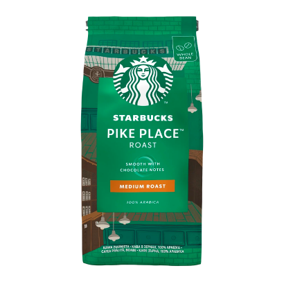 Кофе в Зернах Starbucks Pike Place Roast 200g - Фото 1 Кофе в Зернах Starbucks Pike Place Roast 200g - изображение 1