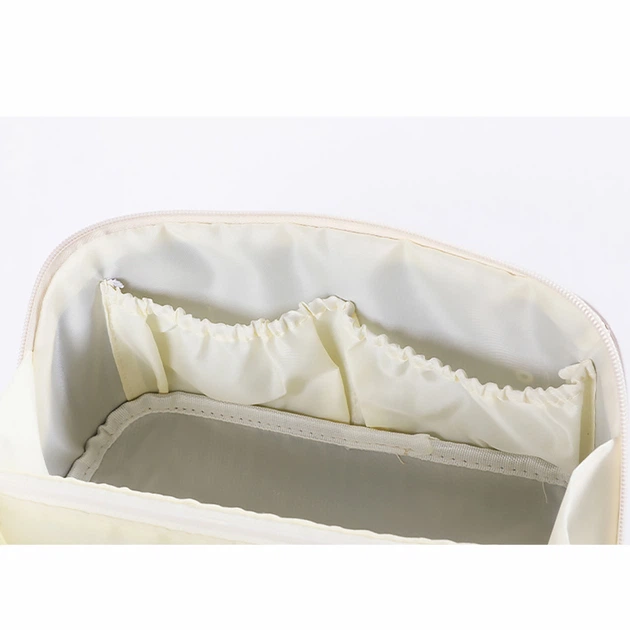 Жіноча косметичка Lesko BK-HZB-02 Beige несесер органайзер дорожня бьюті кейс - зображення 5