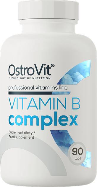 Вітаміни OstroVit Vitamin B 90 таблеток (5902232610949) - зображення 1