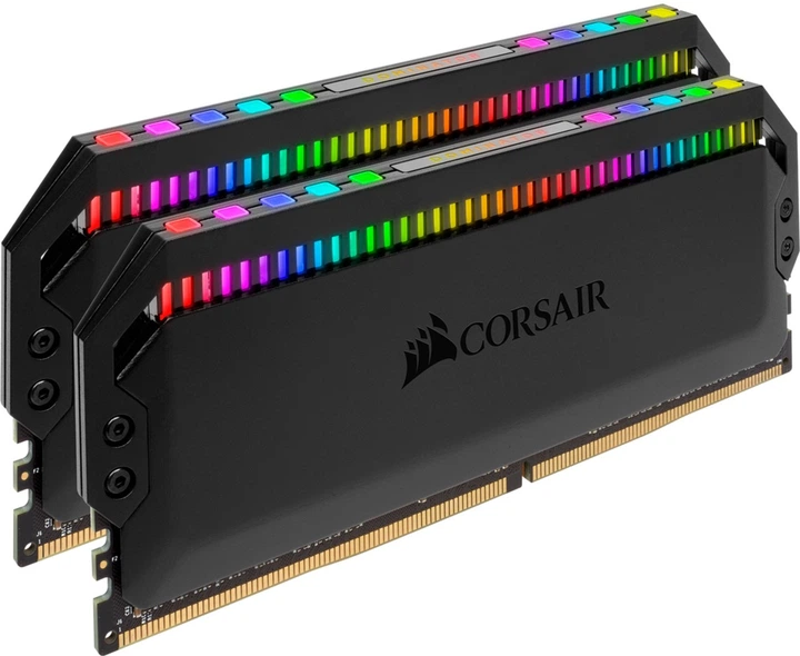 Pamięć&nbsp;Corsair DDR4-3200 16384MB PC4-25600 (Kit of 2x8192) Dominator Platinum RGB Black (CMT16GX4M2Z3200C16) - obraz 3