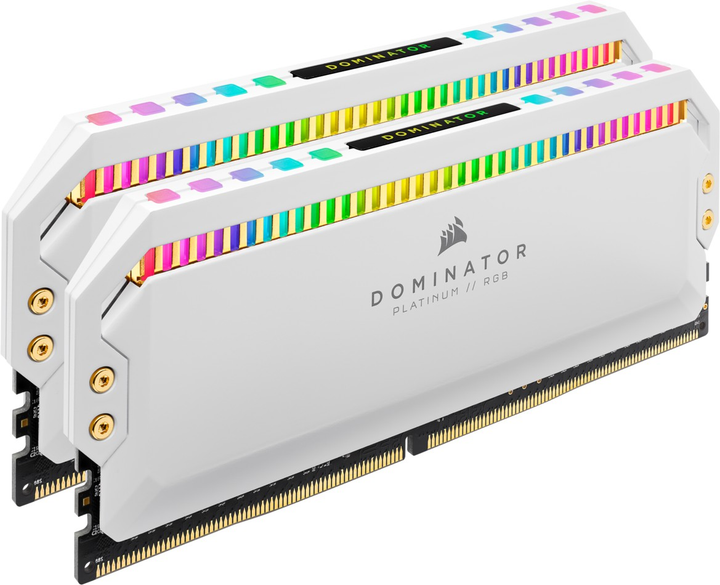 Pamięć Corsair DDR4-3200 16384MB PC4-25600 (Kit of 2x8192) Dominator Platinum RGB White (CMT16GX4M2C3200C16W) - obraz 3