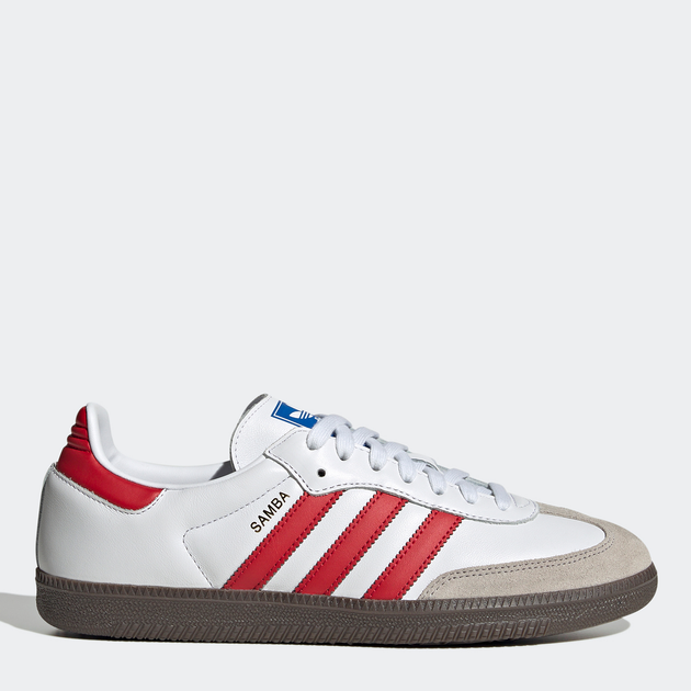 Акція на Чоловічі кеди низькі Adidas Samba Og IG1025 42 (8UK) 26.5 см Samba Og Ftwwht/Betsca/Supcol від Rozetka