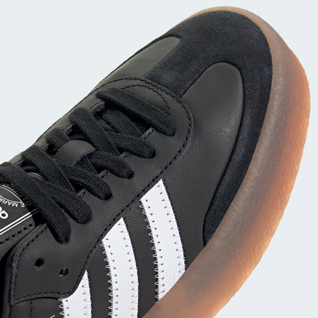 Жіночі кеди низькі Adidas Samba W JI1350 38.5 (5.5UK) 24 см Cblack/Ftwwht/Goldmt (4067897471470) - зображення 7