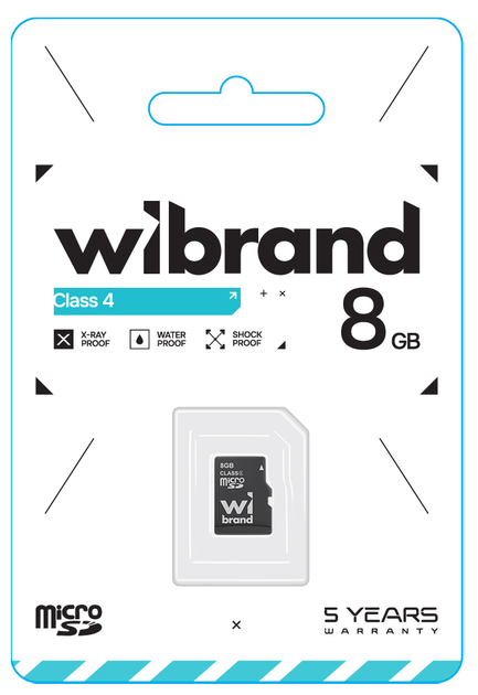 Карта памяти Wibrand microSDHC 8GB Class 4 (WICDC4/8GB) - изображение 2